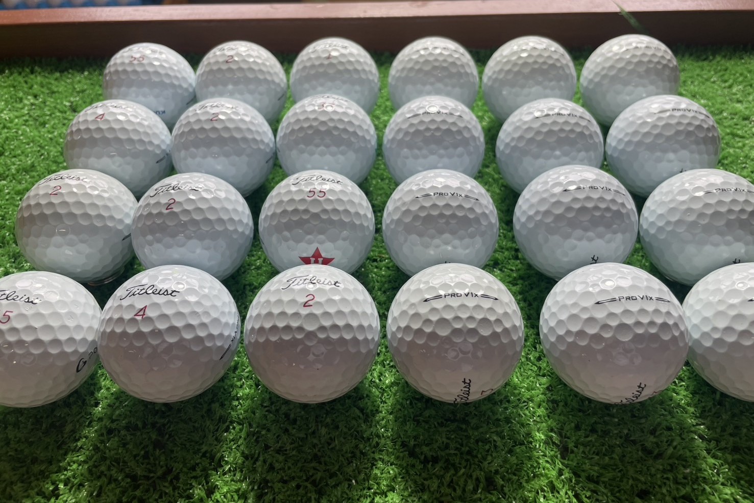 TITLEIST  PROV1X（23年）24球【品質★★★】