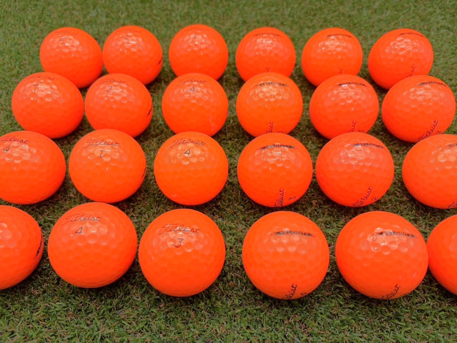タイトリスト ヴェロシティ 24球 オレンジ【品質★★★~★★】