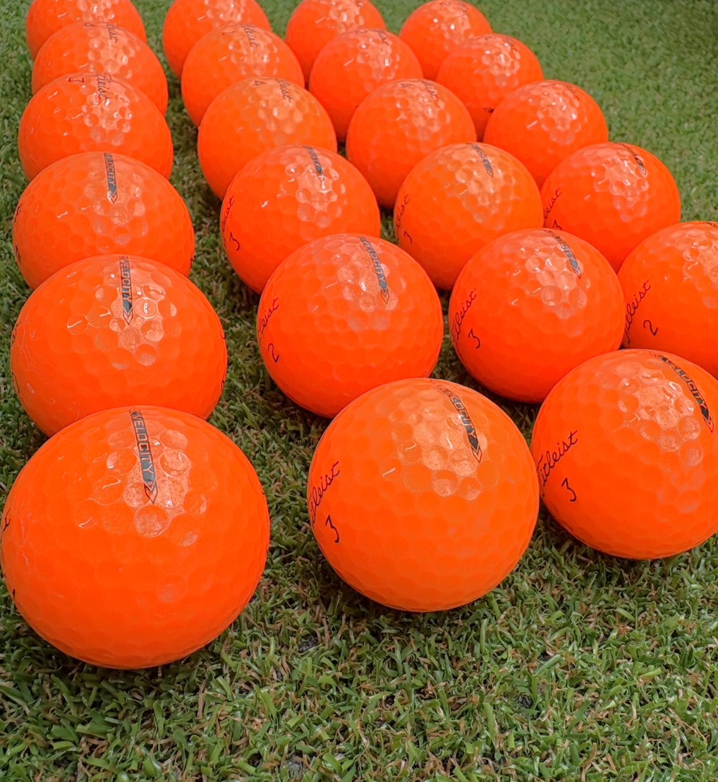 タイトリスト ヴェロシティ 24球 オレンジ【品質★★★~★★】