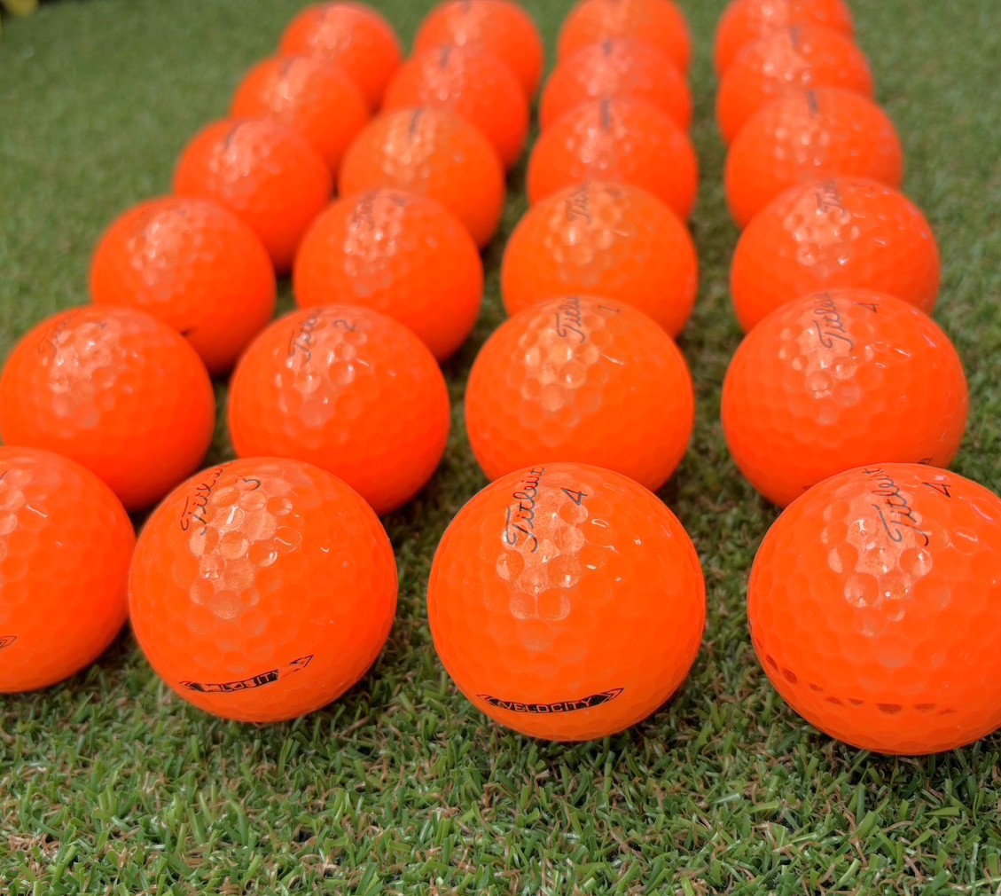 タイトリスト ヴェロシティ 24球 オレンジ【品質★★★~★★】