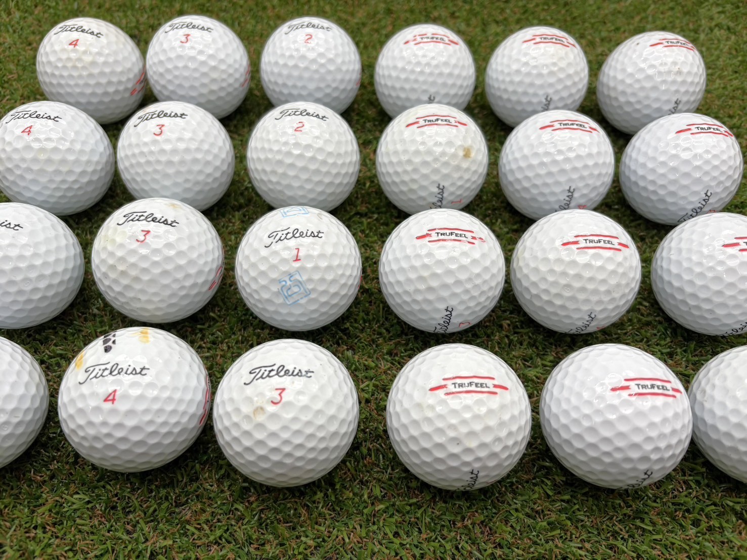 タイトリスト  　TRUFEEL 2024年 24球 白色【品質★★★～★★】
