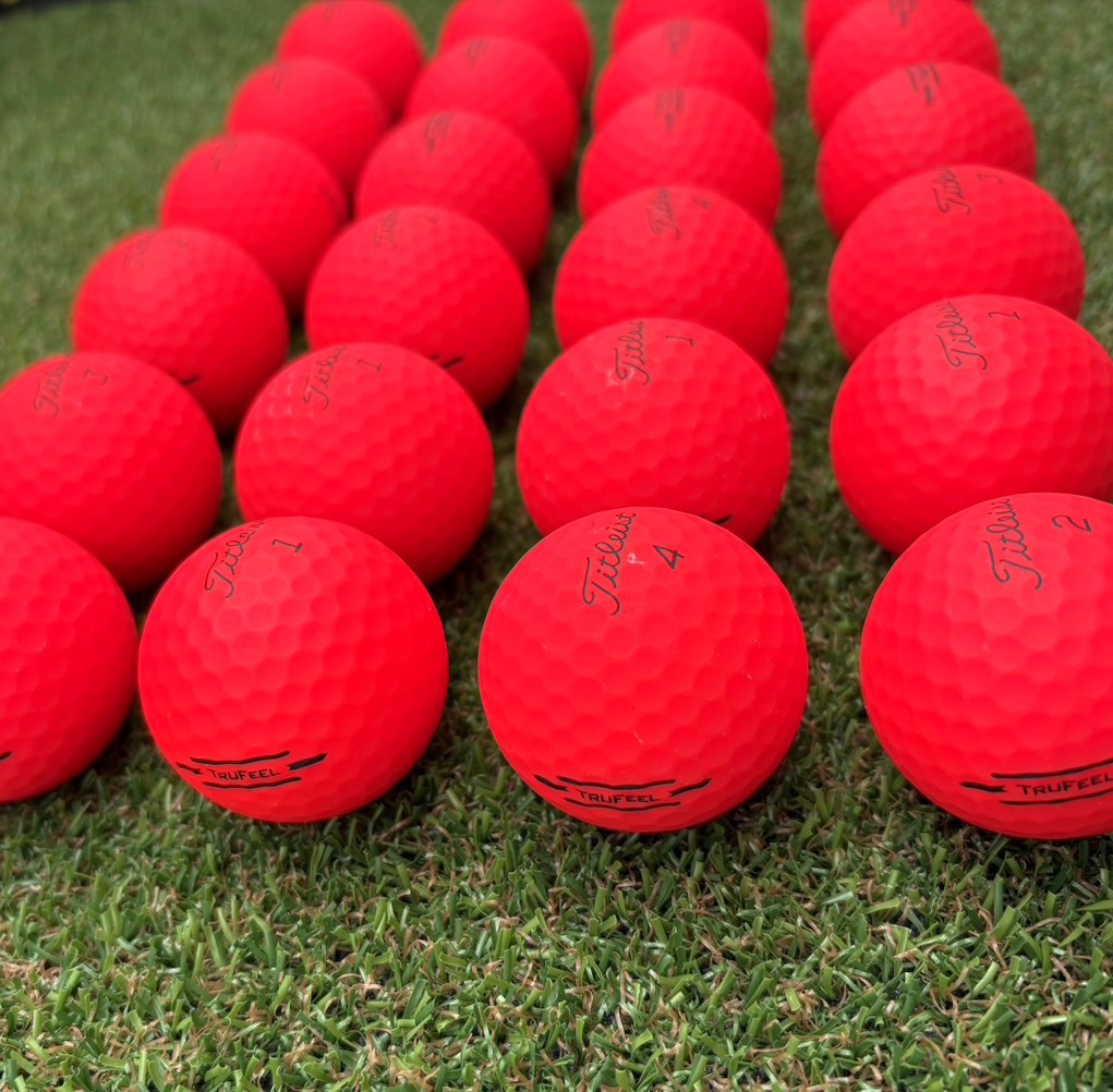 タイトリスト  　TRUFEEL 2024年 24球 マッドレッド【品質★★★～★★】