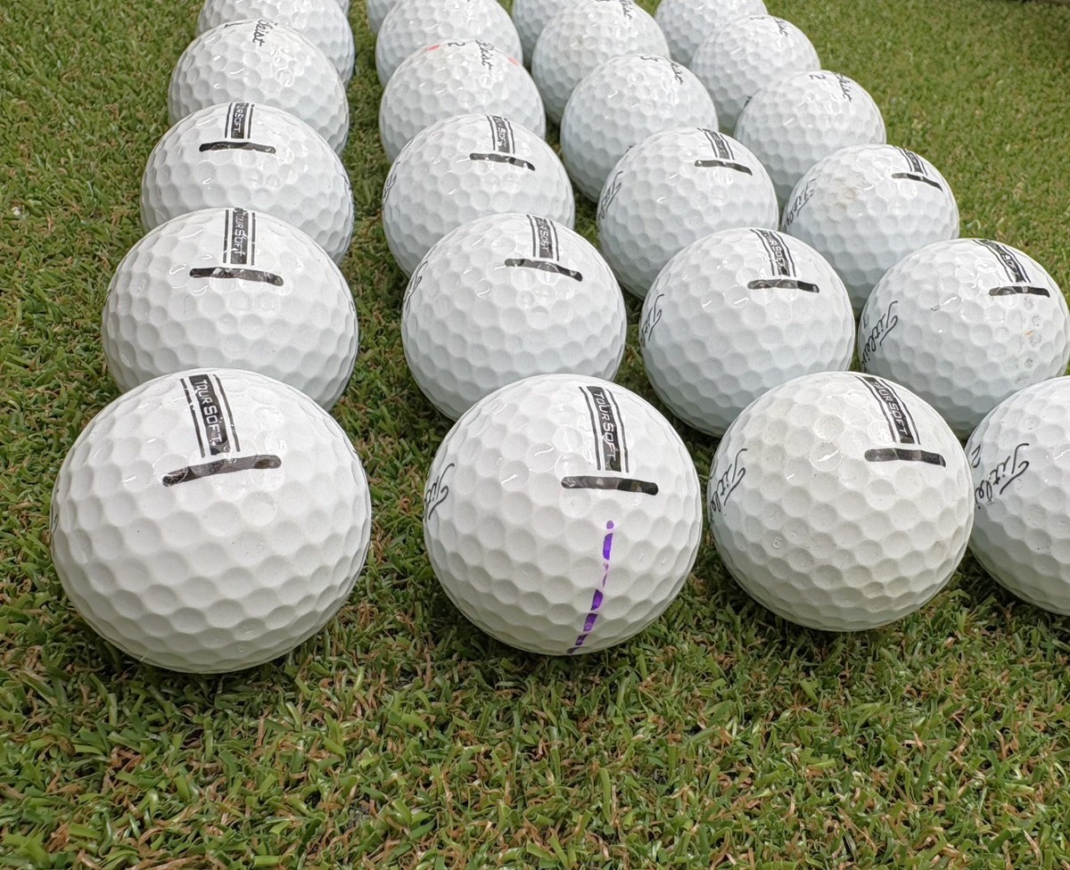 タイトリスト  TOURSOFT 2024年 24球 白色【品質★★★～★★】