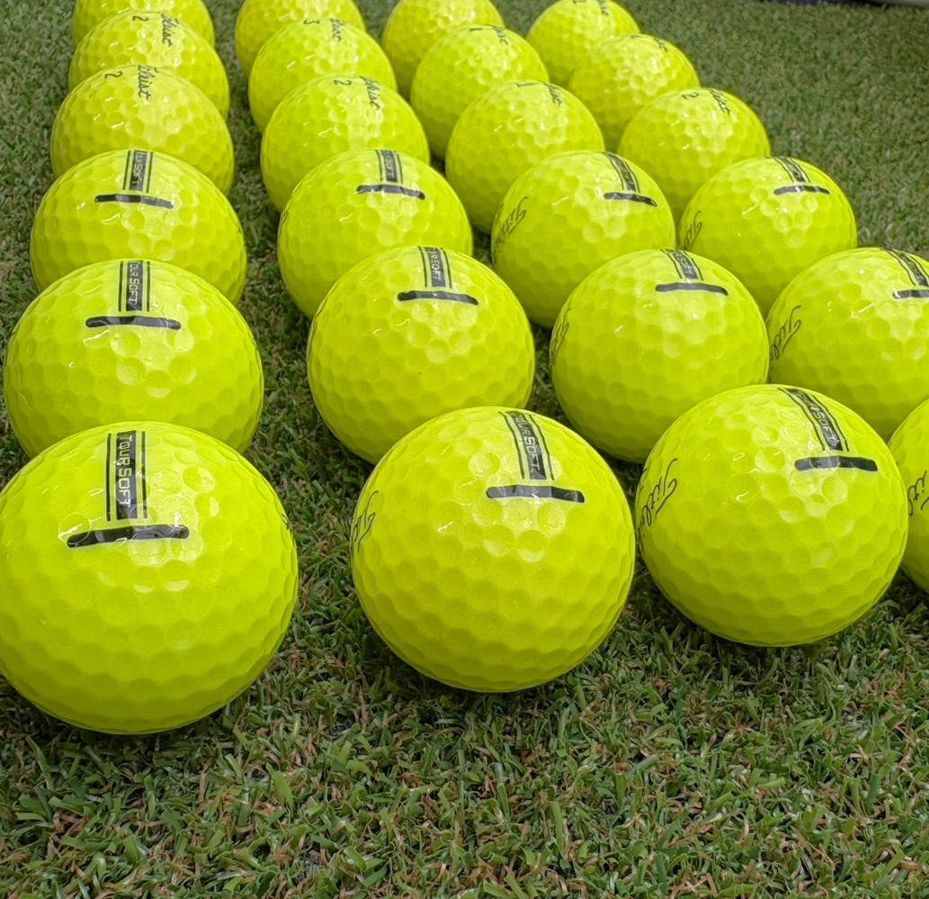 タイトリスト  TOURSOFT 2024年 24球 黄色【品質★★★～★★】