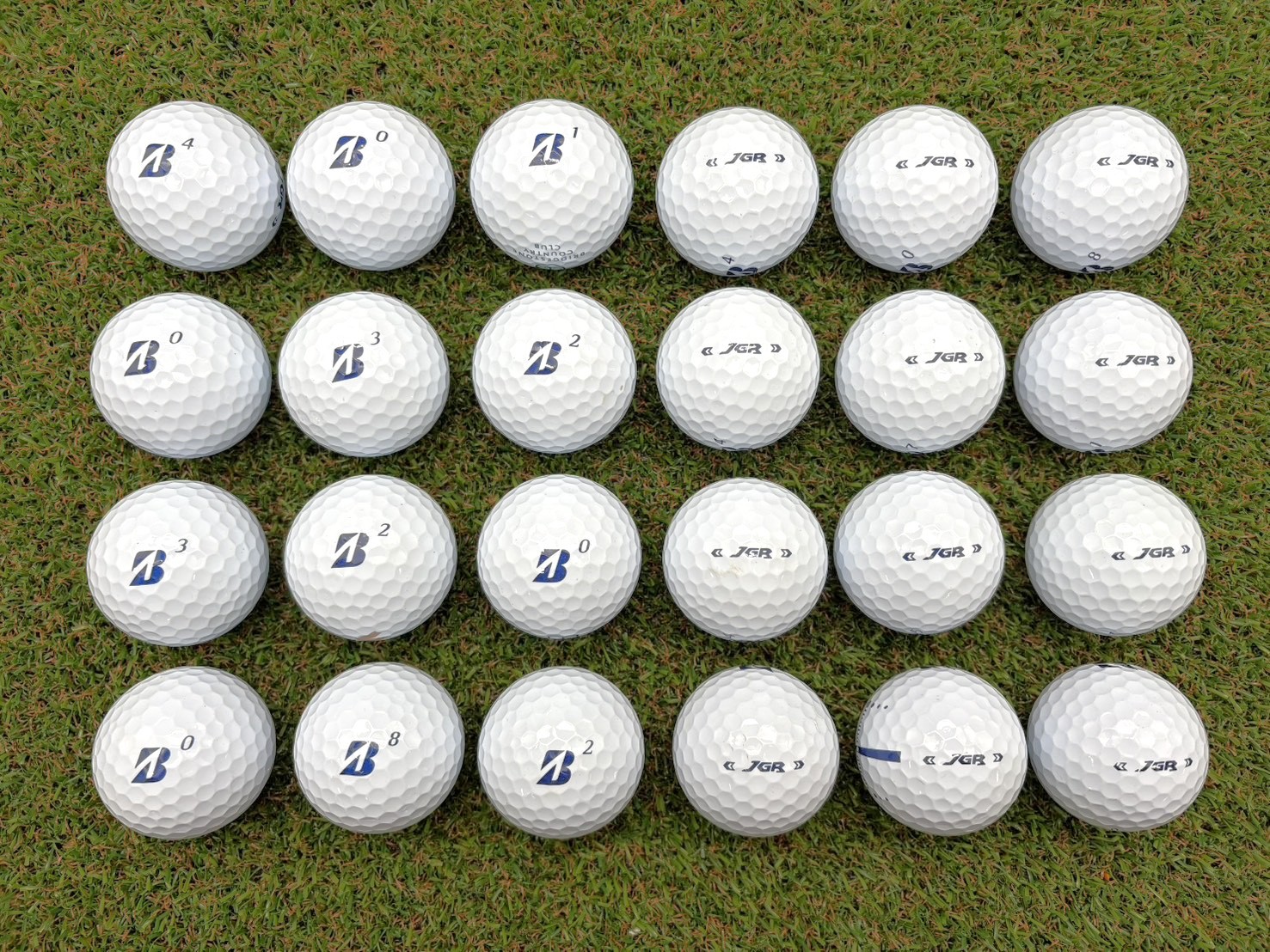 BRIDGESTONE  JGR 2025年 白色 24球【品質★★★】