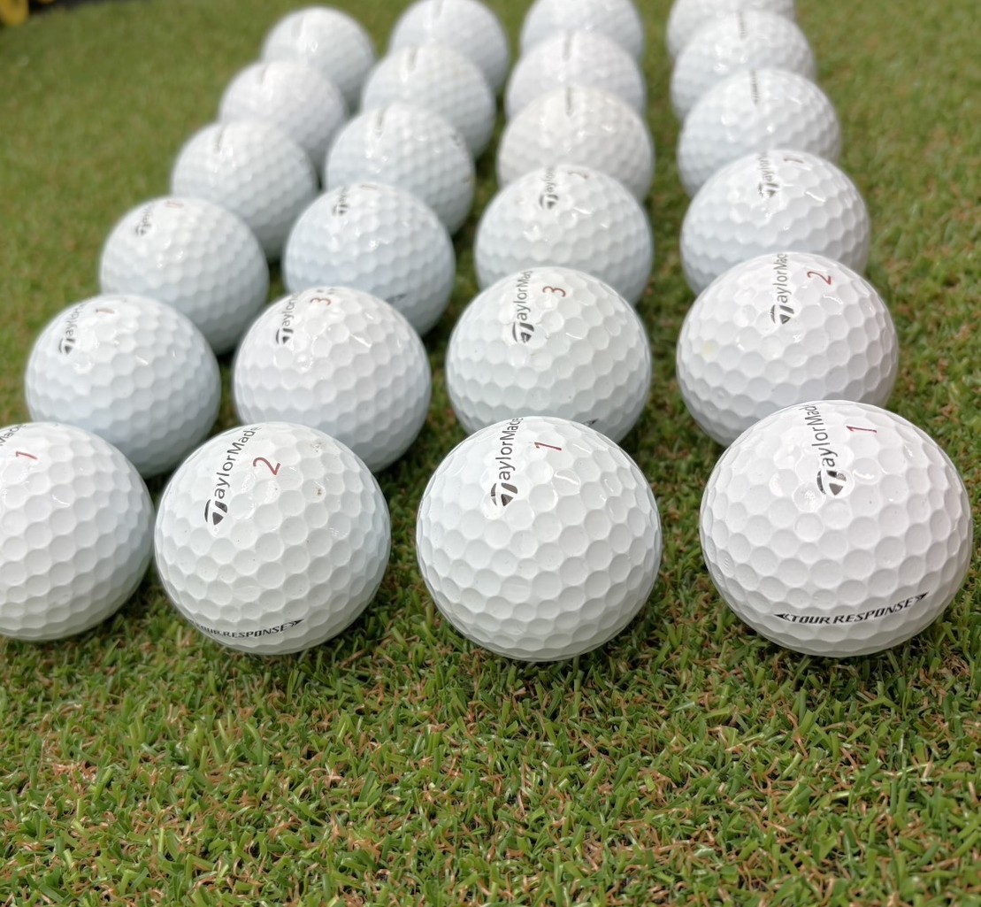 テーラーメイド TOUR RESPONSE 年代混合 白色 24球【品質★★★~★★】