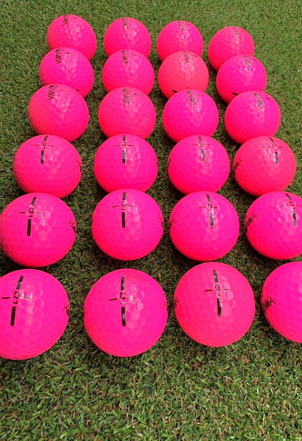 本間ゴルフ HONMA D1 2024年(ピンク)24球【品質★★★~★★】