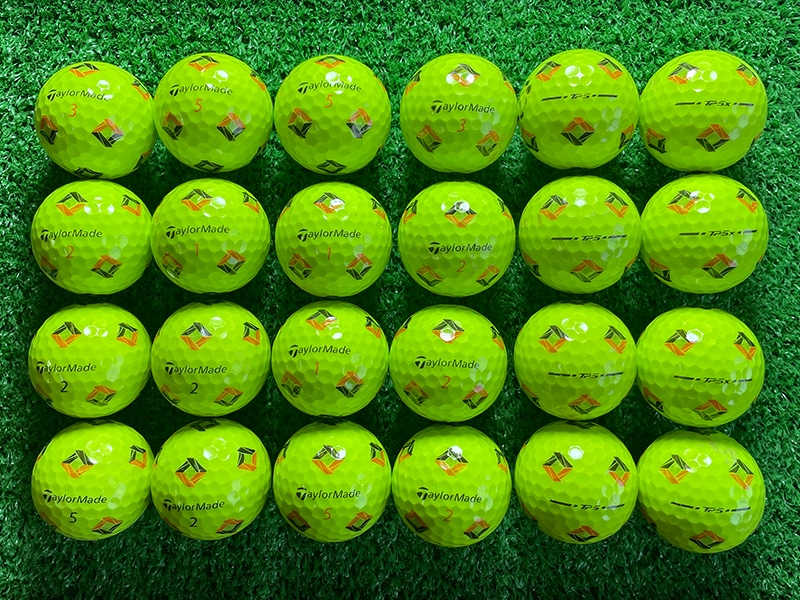 テーラーメイド TP5シリーズ Pix（2024年）イエロー24球【品質★★★～★★】