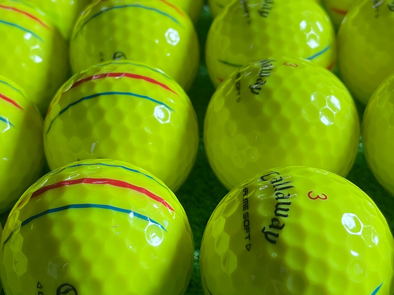 キャロウェイゴルフ CHROME SOFT  トリプル・トラック（2024年）（カラー：イエロー）24球【品質★★★】