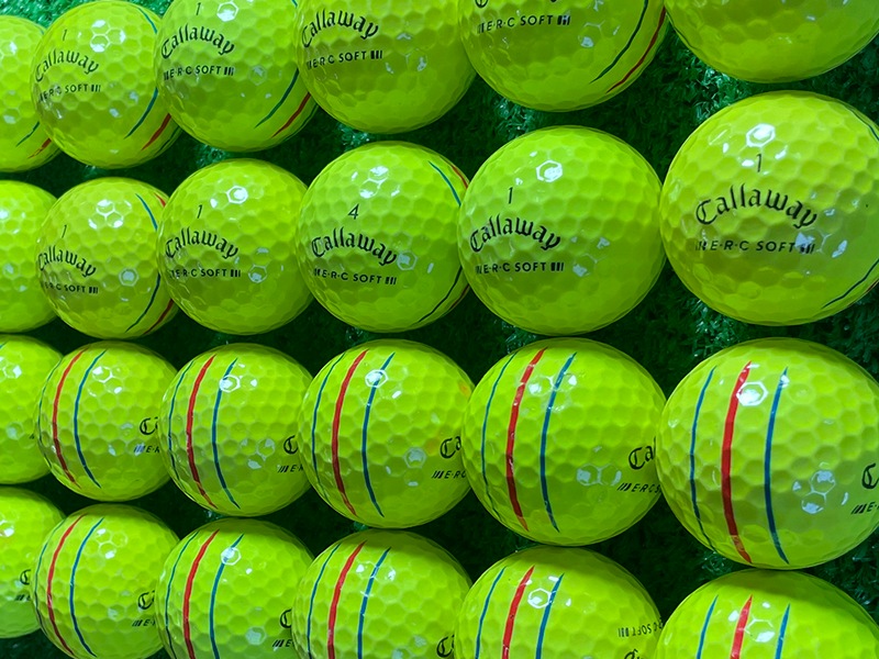 キャロウェイゴルフ ERC SOFT  トリプル・トラック（2023年）（カラー：イエロー）24球【品質★★★】