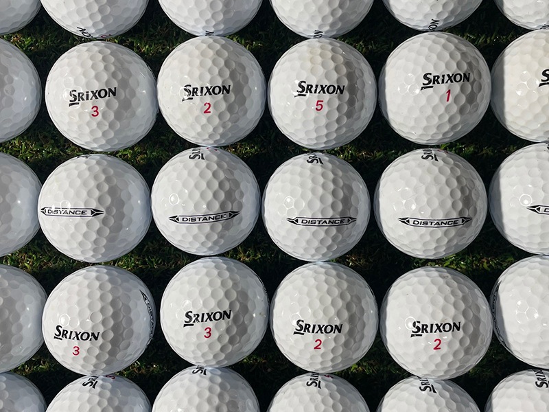 【極上】スリクソン　ディスタンス　白色　50球セット