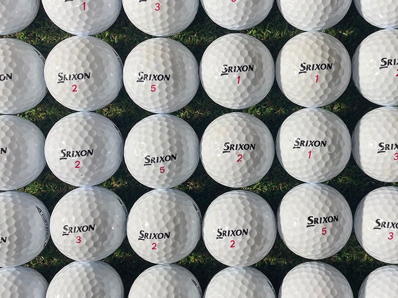 【極上】スリクソン　ディスタンス　白色　50球セット