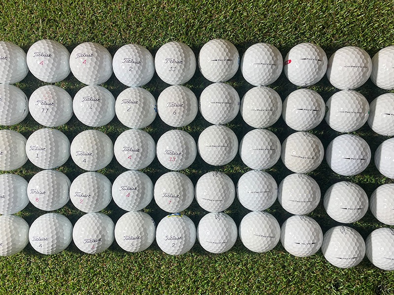 【極み】タイトリスト　ProV1・V1x　年代不問　 白色　50球セット