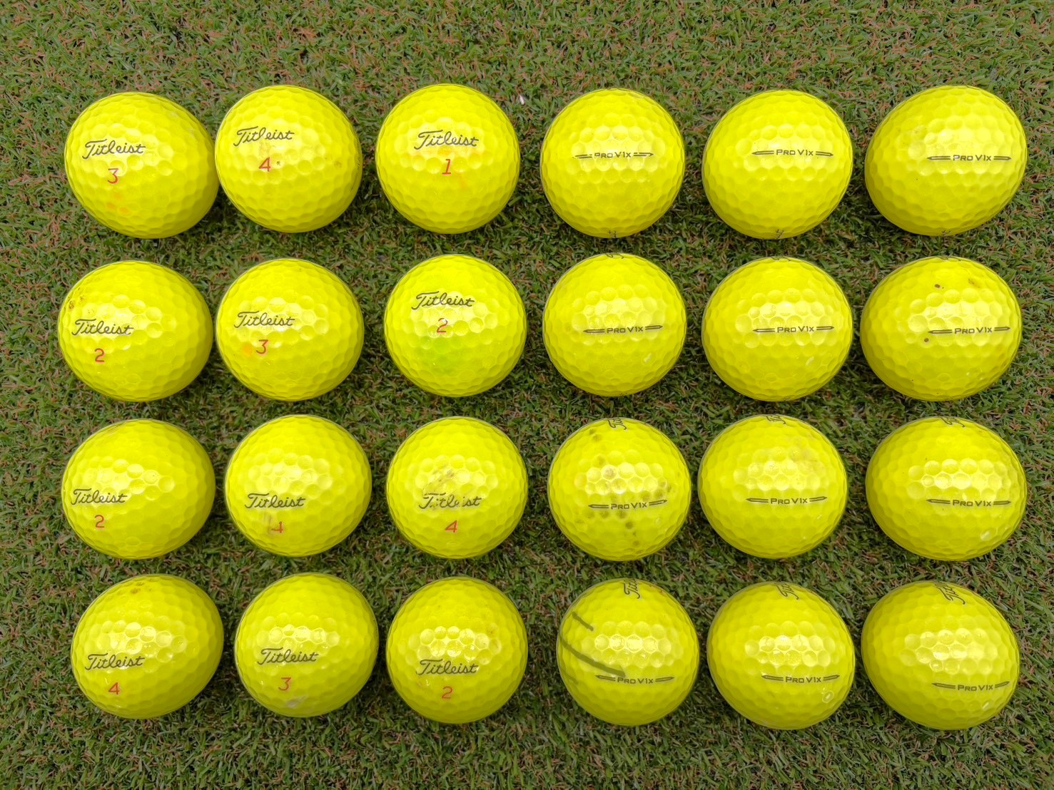 タイトリスト PRO V1x （23年）イエロー 24球 特価【品質★★】