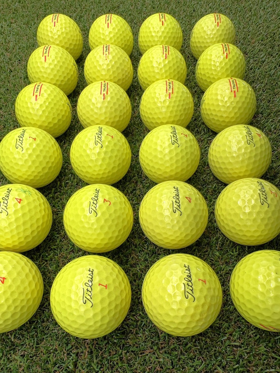 タイトリスト  TRUFEEL 2024年 24球 イエロー【品質★★★～★★】