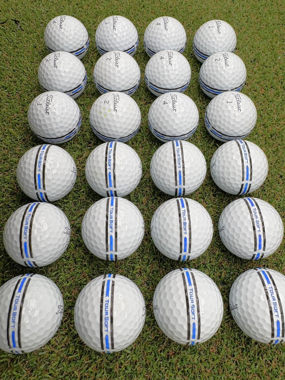 タイトリスト  TOURSOFT AIM360 24球 【品質★★★～★★】