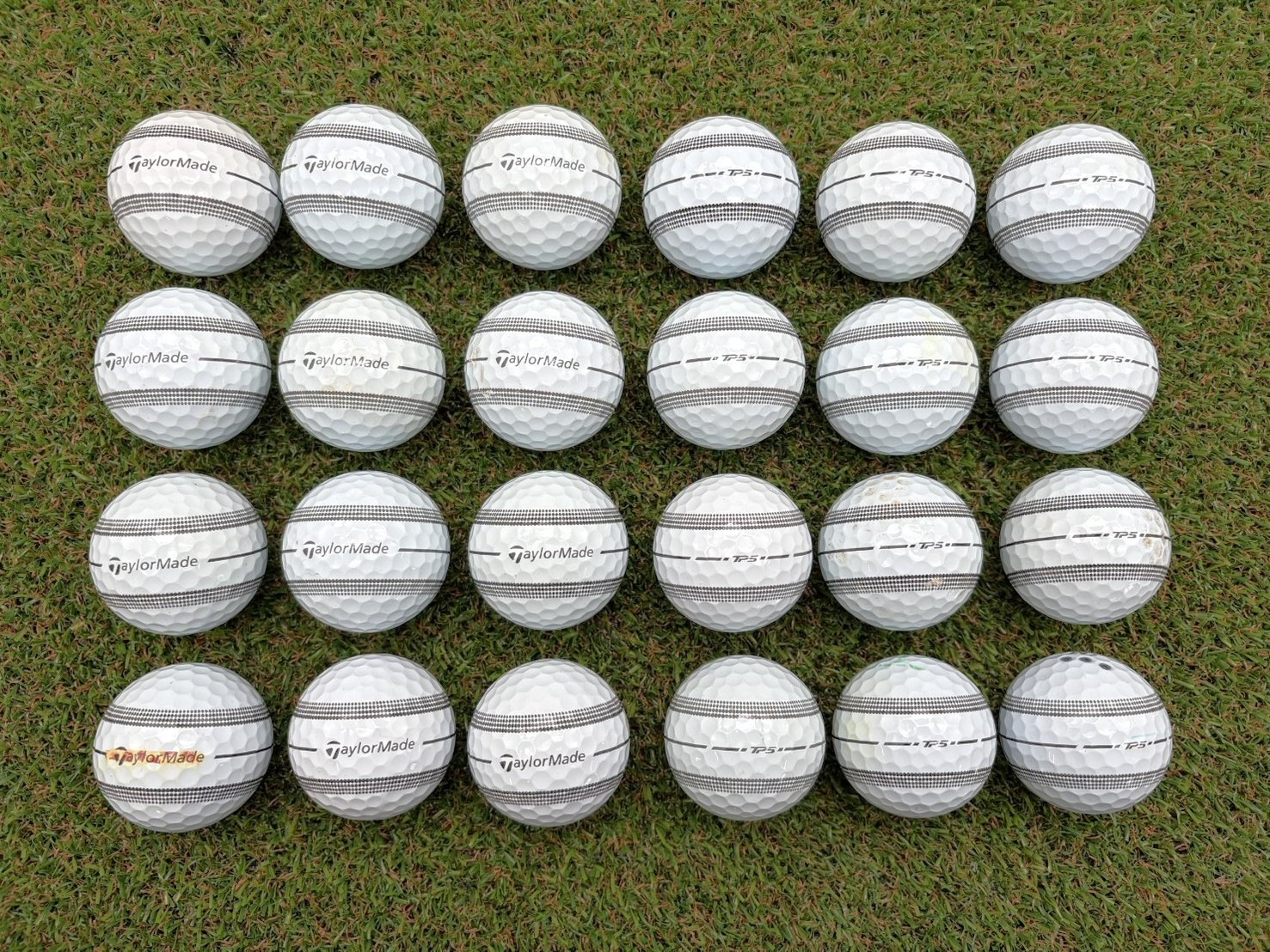 テーラーメイド TP5 ストライプ（2024年）24球【品質★★★～★★】