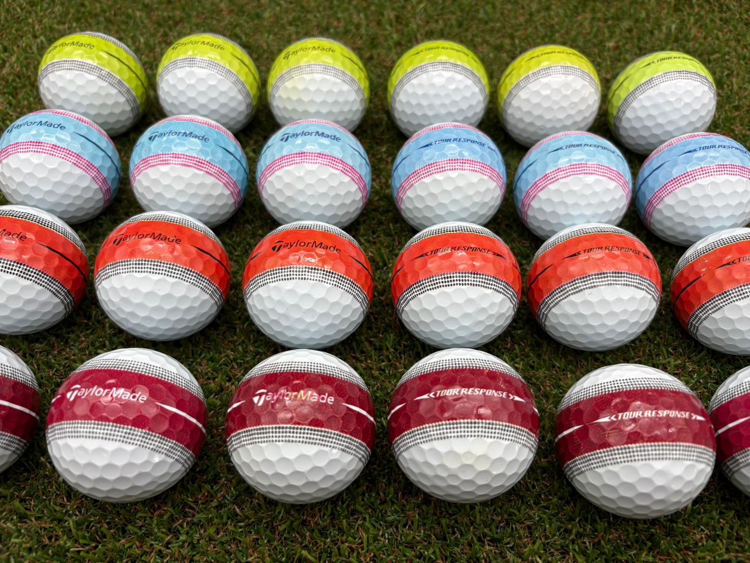 テーラーメイド　TOUR RESPONSEシリーズ カラー混合 24球【品質★★★～★★】