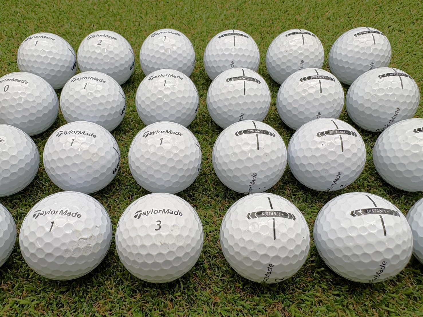 テーラーメイド ディスタンス+ 2025 白色 24球【品質★★★~★★】