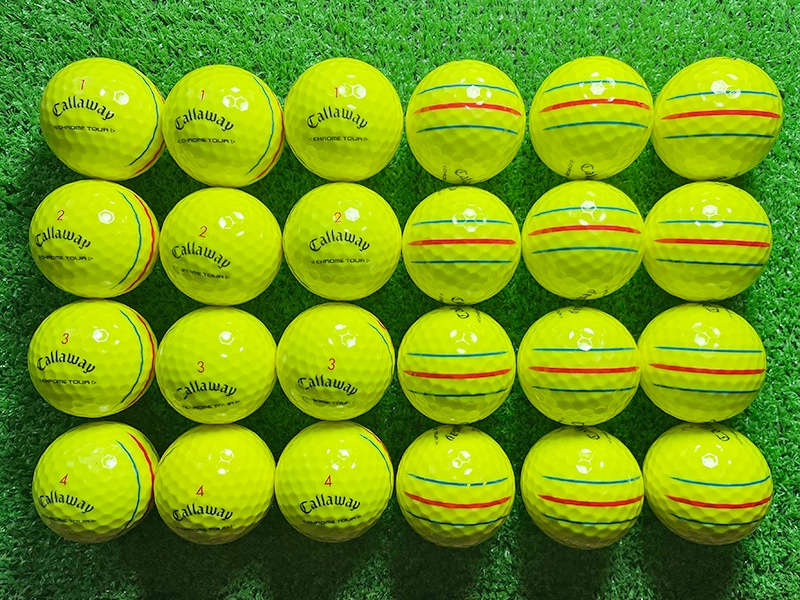 キャロウェイ クロムツアー トリプルトラック イエロー 2024年 24球【品質★★★】