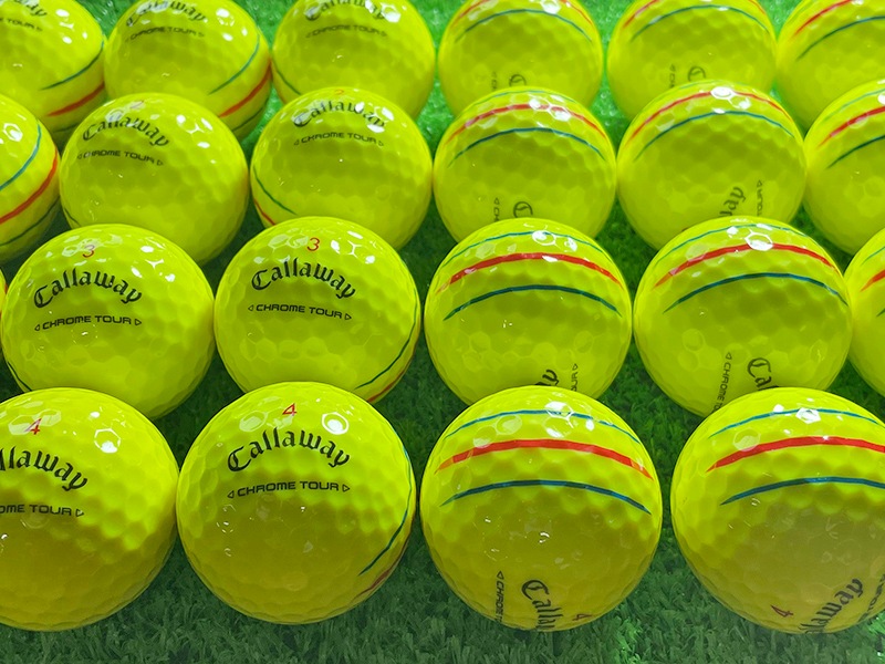 キャロウェイ クロムツアー トリプルトラック イエロー 2024年 24球【品質★★★】