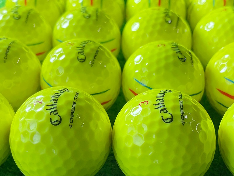 キャロウェイ クロムツアー トリプルトラック イエロー 2024年 24球【品質★★★】