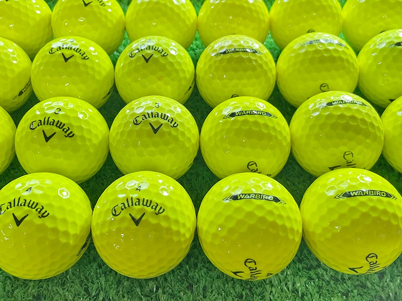 キャロウェイ ウォーバード 黄色 24球【品質★★★～★★】