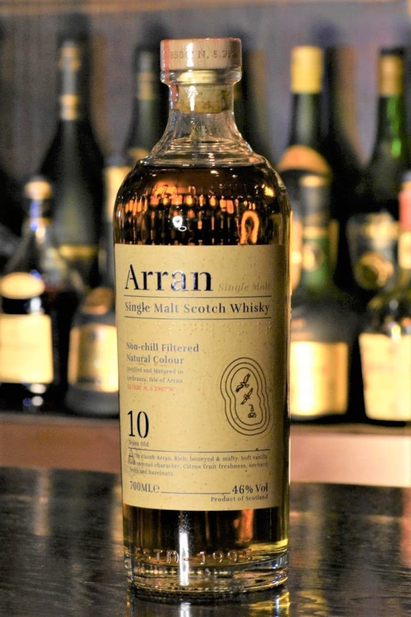 Arran 10年 シングルモルトスコッチウイスキー 初期ボトル　希少ボトル Arran 10年 シングルモルトスコッチウイスキー 初期ボトル 希少