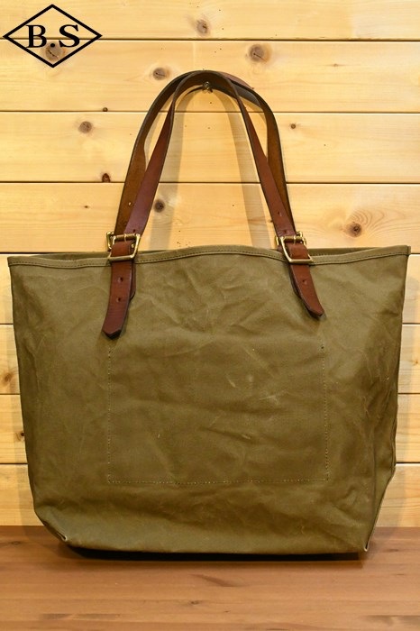 vasco ヴァスコ CANVAS×LEATHER TRAVEL TOTE BAG-