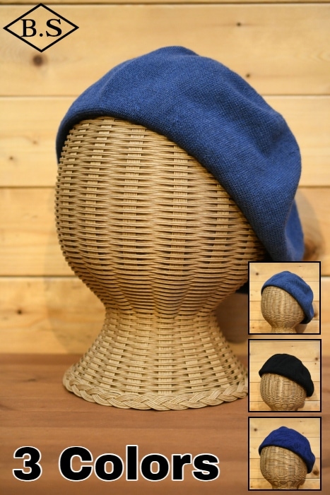porter classic リネンベレー帽　ベージュ Porter Classic - LINEN BERET (BEIGE) - リネン ベレー帽