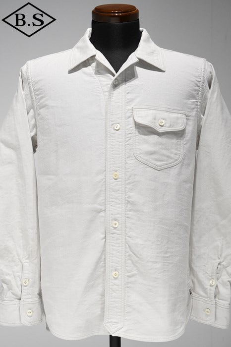 新品 Dalee's Jelico IVORY 17.5 (XL) DALEE'S / ダリーズ DALEE'S 長袖シャツ 20s Jelico shirt IVORY