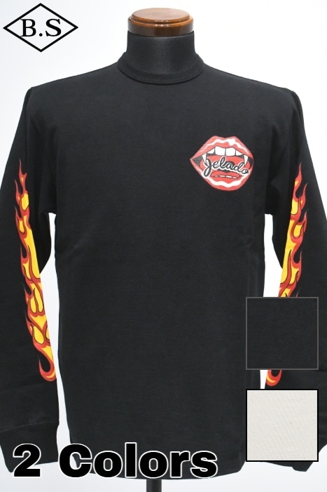 JELADO / ジェラード JELADO 長袖Tシャツ AB11207 Flame Sleeve