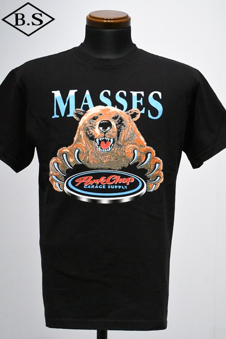 porkchop ポークチョップ　MASSES 限定Tシャツ　XL 黒　マシス porkchop ポークチョップMASSES 限定TシャツXL 黒マシス