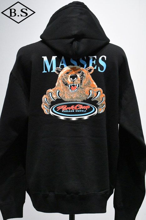 massesマシス スウェットスタジャン M&M CUSTOM PERFORMANCE - SWEAT HOODED (×MASSES) (BLACK