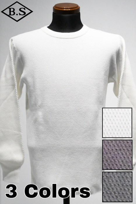 UES / ウエス UES 長袖Tシャツ 60WH ダブルハニカムサーマル