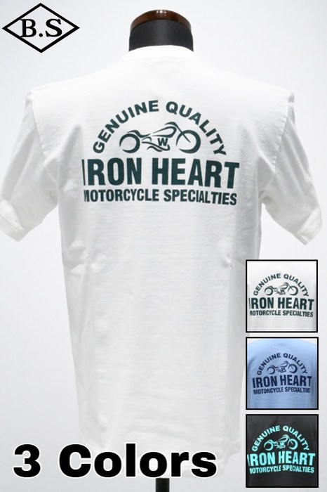 IRON HEART 日本製 21 バックプリント Tシャツ L アイアンハート IRON HEART 日本製 21 バックプリント Tシャツ L アイアンハート