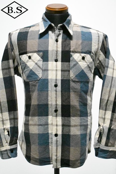 DELUXEWARE / デラックスウエア DELUXEWARE 長袖シャツ HV-57 50s BLUE