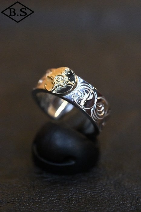 ファーストアローズ Arabesque Carving Ring R-011