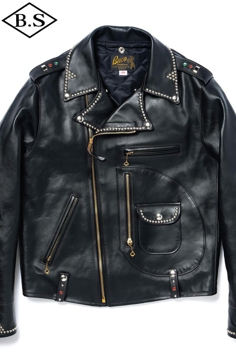 ロナルド ファン デル ケンプ ☆ レザー ジャケット 38 伊製 バーニーズ acco002a-1.jpg