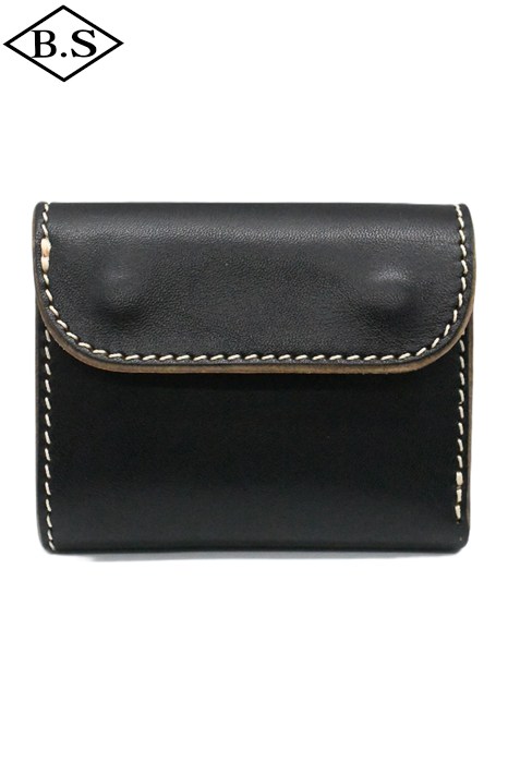 OPUS / 別注 オーパス OPUS ミニウォレット ホースバット BLACK 茶芯