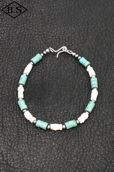 ターコイズ ナバホパール ブレスレット NAVAJO PEARL ナバホパール
