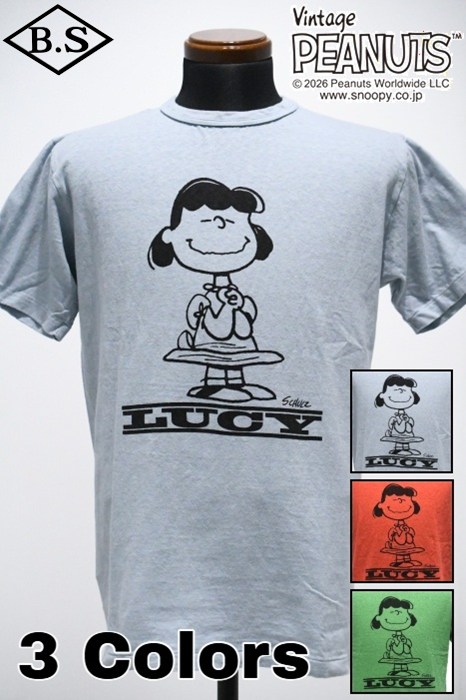 WAREHOUSE PEANUTS LUCY Tシャツ Lot YP126S-3 WAREHOUSE / ウエアハウス WAREHOUSE Tシャツ Lot YP126S-3 I DON'T