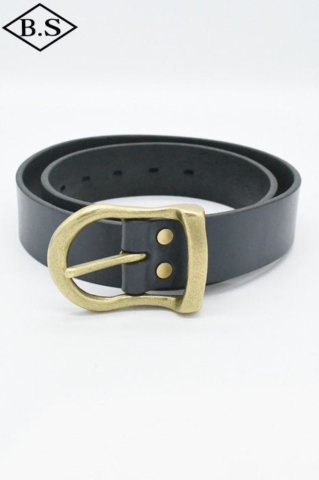 ビッグジョン BIG JOHN ベルト VBLT02 5mm Leather Belt グレー