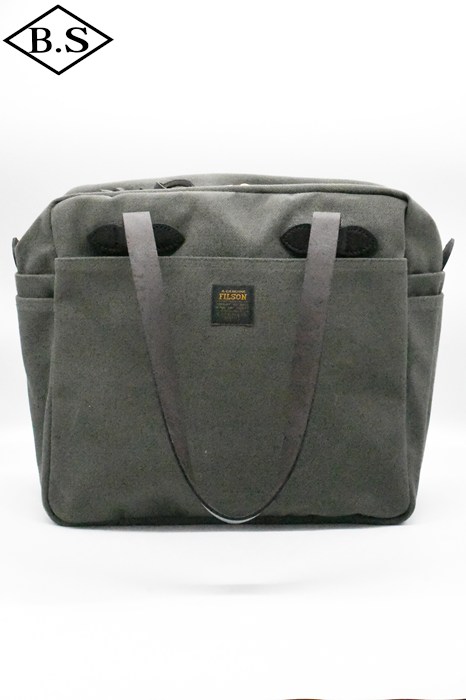 フィルソン FILSON バッグ #92728 Tote Bag W/Zipper トートバッグ ダブルジッパー / GREEN