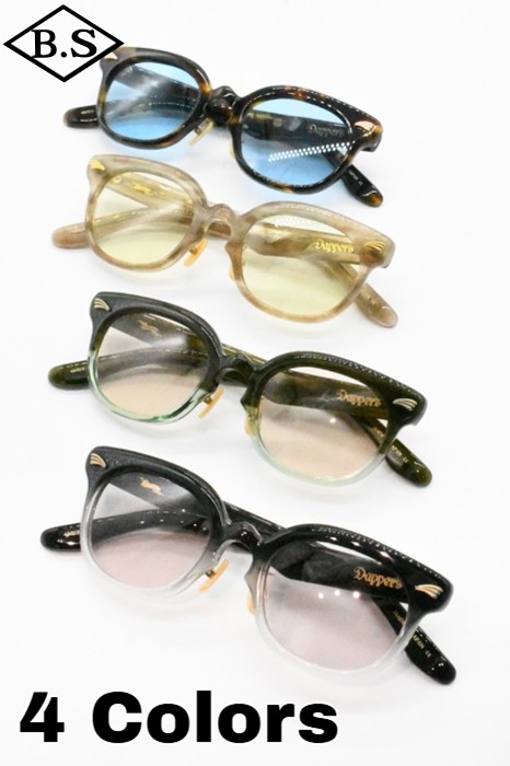 美品 GROOVER✕Dapper グルーバー✕ダッパーズ サングラス メガネ GROOVER ダッパーズ Made in Japan アセテート チタン合金 フランケン