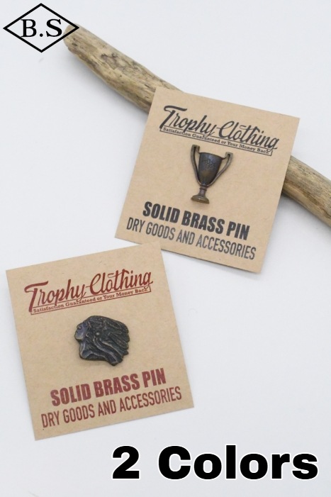 トロフィークロージング TROPHY CLOTHING ピンズ TR-PINS01 Brass Pins