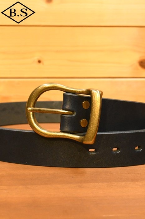 ビッグジョン BIG JOHN ベルト VBLT02 5mm Leather Belt インディゴ