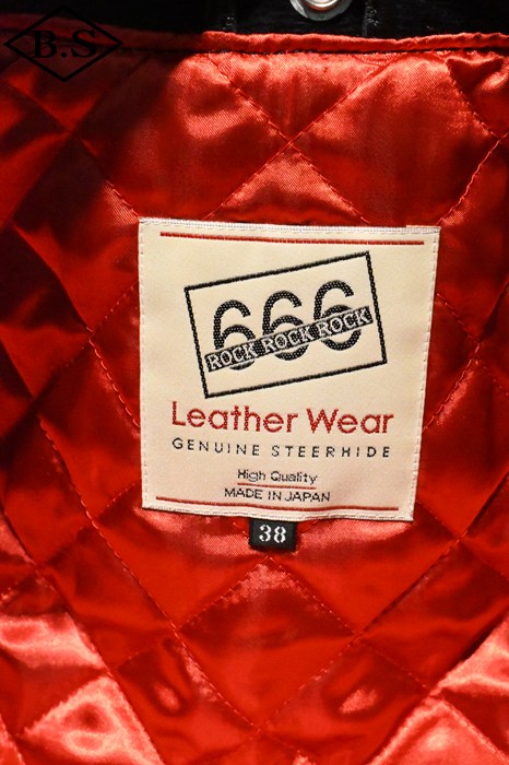 666 / ロクロクロクレザーウェア 666 LEATHER WEAR トリプル