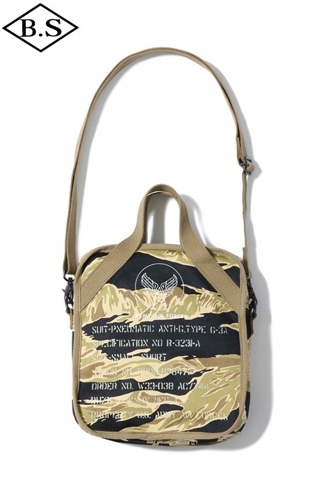 バズリクソンズ BUZZ RICKSON’S バッグ BR02878 SUIT-PNEUMATIC ANTI-G, TYPE G-3A TIGER CAMOUFLAGE BAG CAMOUFLAGE