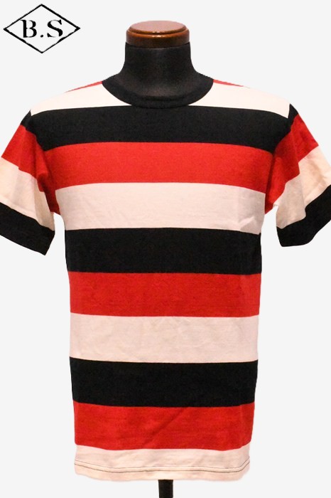 クッシュマン CUSHMAN Tシャツ 26893 50's BORDER TEE